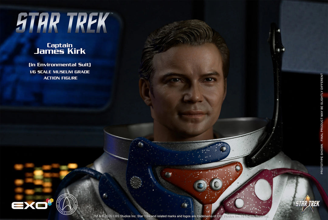 *Pre-Order* Star Trek Captain James T. Kirk (Environmental Spacesuit Edition) Sixth Scale Figure by EXO-6