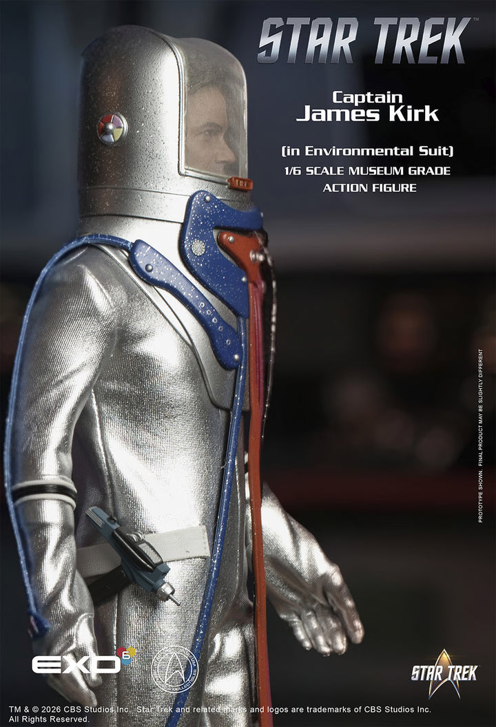 *Pre-Order* Star Trek Captain James T. Kirk (Environmental Spacesuit Edition) Sixth Scale Figure by EXO-6