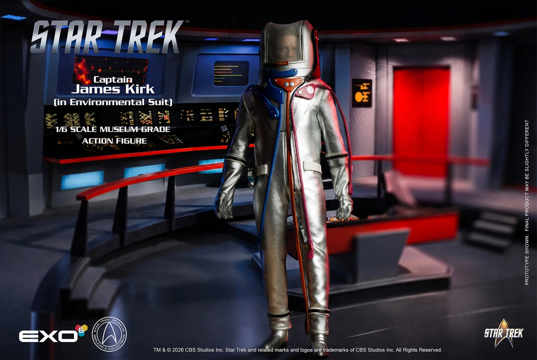 *Pre-Order* Star Trek Captain James T. Kirk (Environmental Spacesuit Edition) Sixth Scale Figure by EXO-6