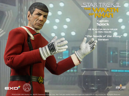 *Pre-Order* Star Trek Captain Spock (Needs of the Many Version) Sixth Scale Figure by EXO-6