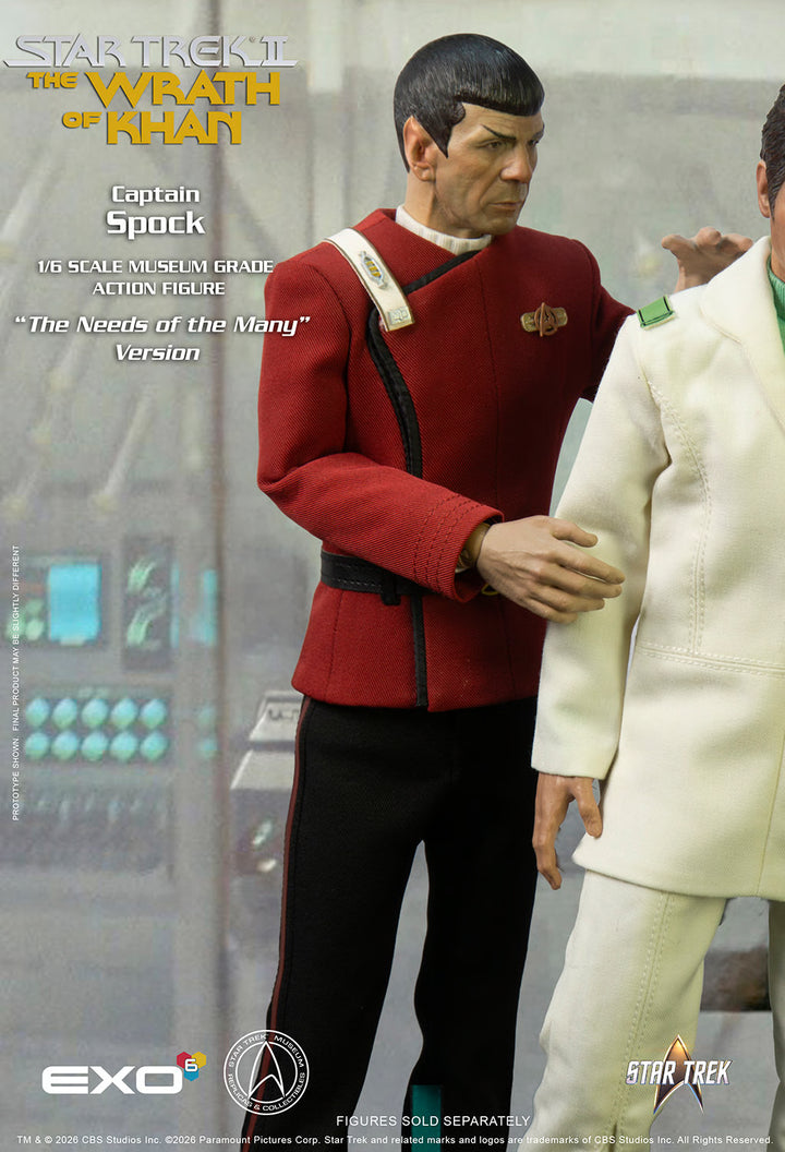 *Pre-Order* Star Trek Captain Spock (Needs of the Many Version) Deluxe Sixth Scale Figure by EXO-6