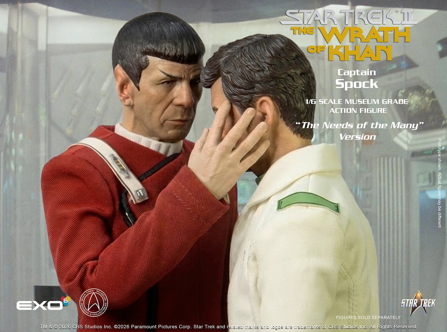 *Pre-Order* Star Trek Captain Spock (Needs of the Many Version) Sixth Scale Figure by EXO-6