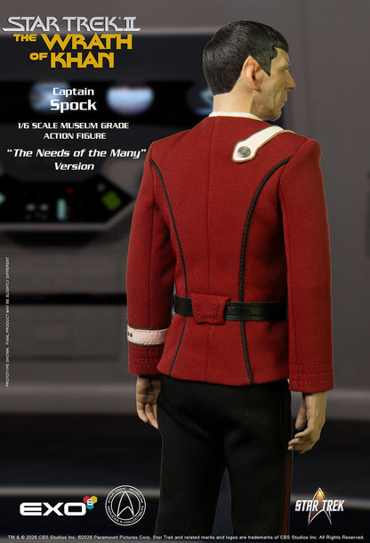 *Pre-Order* Star Trek Captain Spock (Needs of the Many Version) Sixth Scale Figure by EXO-6