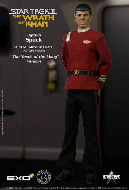 *Pre-Order* Star Trek Captain Spock (Needs of the Many Version) Sixth Scale Figure by EXO-6