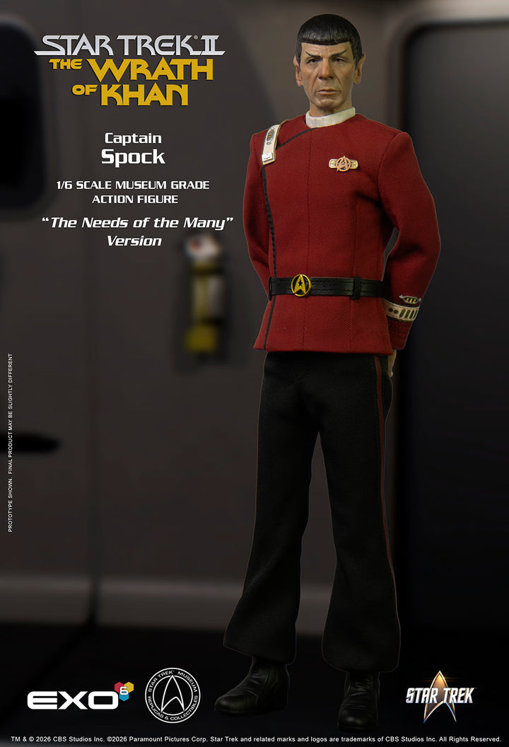 *Pre-Order* Star Trek Captain Spock (Needs of the Many Version) Deluxe Sixth Scale Figure by EXO-6