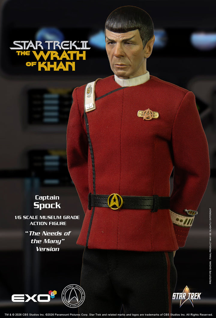 *Pre-Order* Star Trek Captain Spock (Needs of the Many Version) Deluxe Sixth Scale Figure by EXO-6