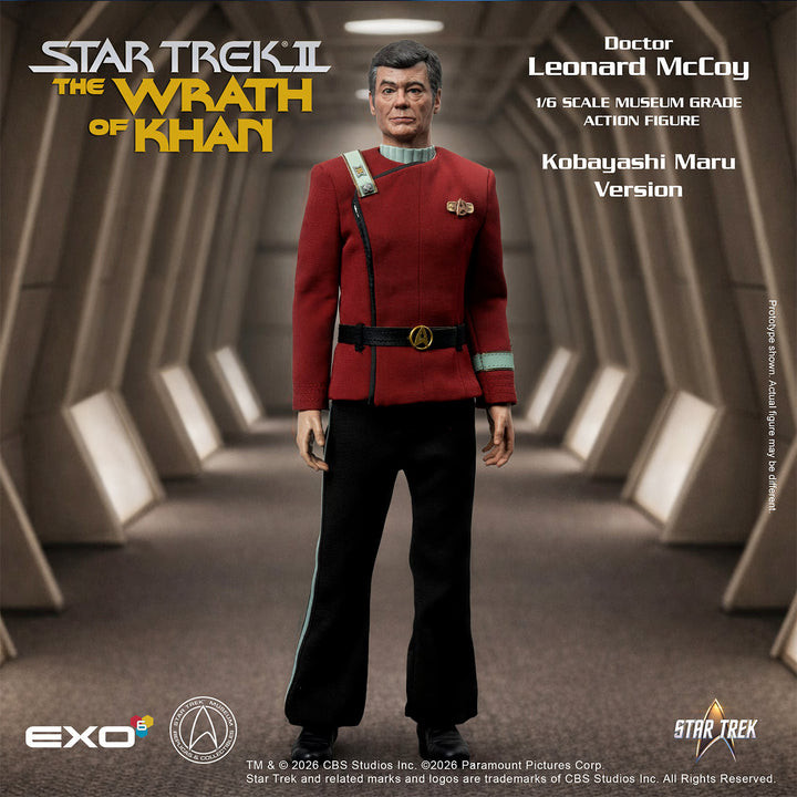 *Pre-Order* Star Trek Dr. Leonard McCoy (Kobayashi Maru Version) Sixth Scale Figure by EXO-6