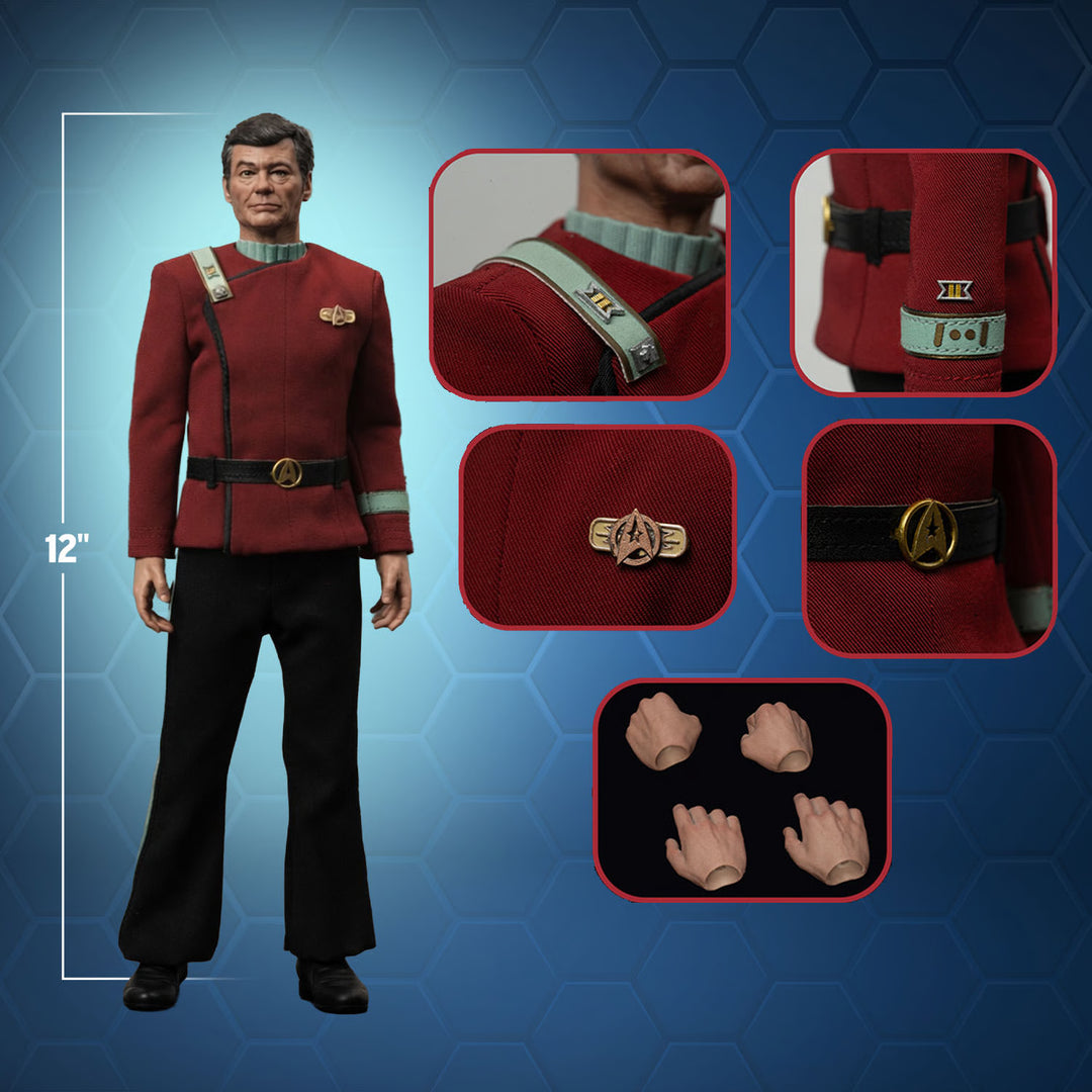 *Pre-Order* Star Trek Dr. Leonard McCoy (Kobayashi Maru Version) Sixth Scale Figure by EXO-6