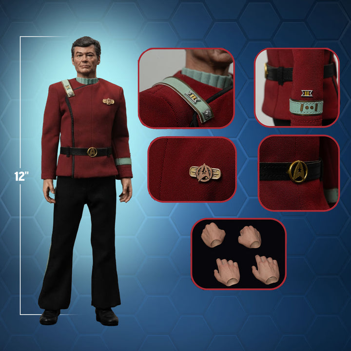 *Pre-Order* Star Trek Dr. Leonard McCoy (Kobayashi Maru Version) Sixth Scale Figure by EXO-6