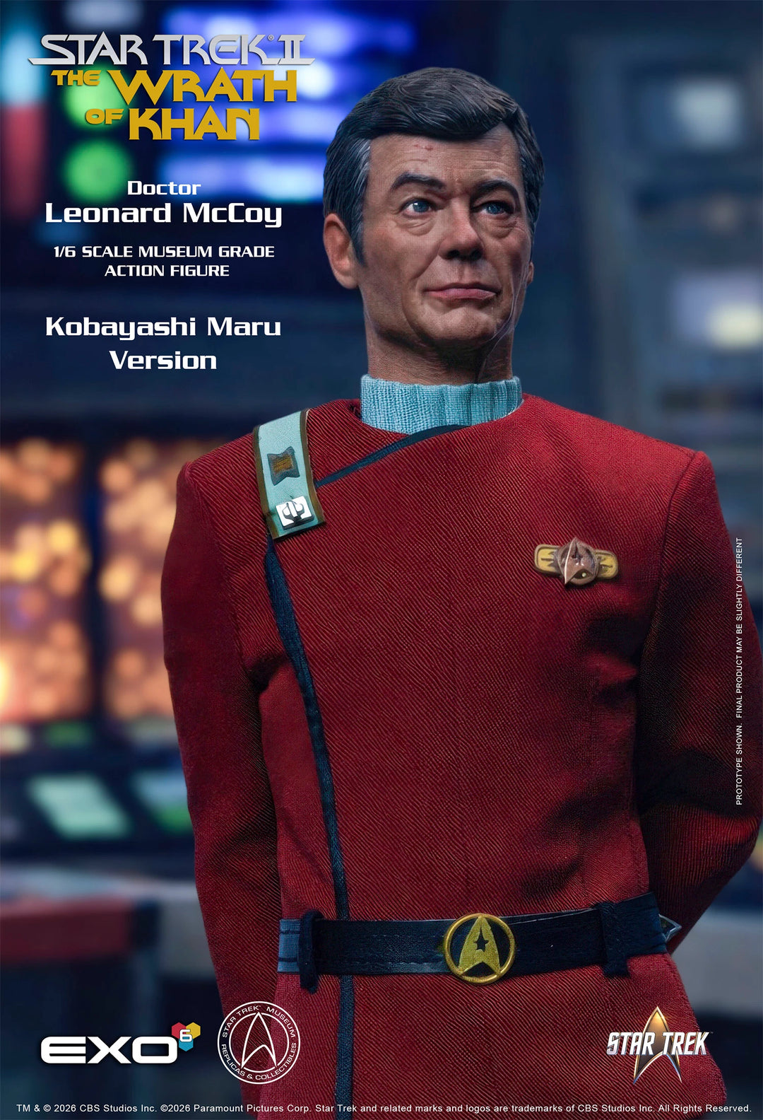*Pre-Order* Star Trek Dr. Leonard McCoy (Kobayashi Maru Version) Sixth Scale Figure by EXO-6