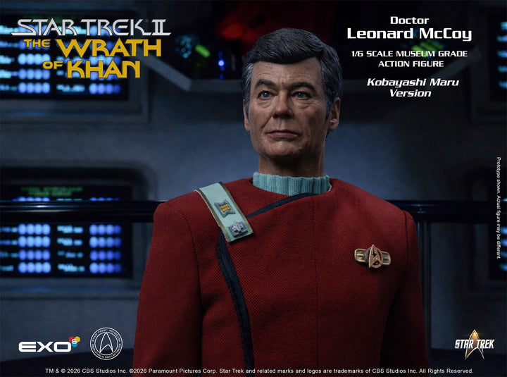 *Pre-Order* Star Trek Dr. Leonard McCoy (Kobayashi Maru Version) Sixth Scale Figure by EXO-6