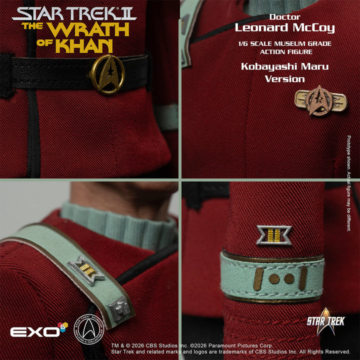 *Pre-Order* Star Trek Dr. Leonard McCoy (Kobayashi Maru Version) Sixth Scale Figure by EXO-6