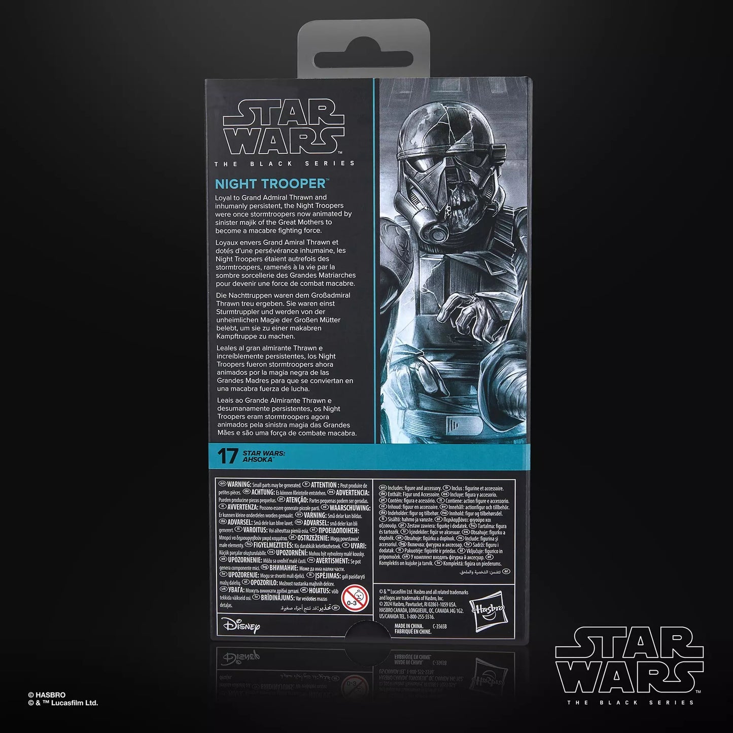 Star Wars: Ahsoka The Black Series Night Trooper Action Figure