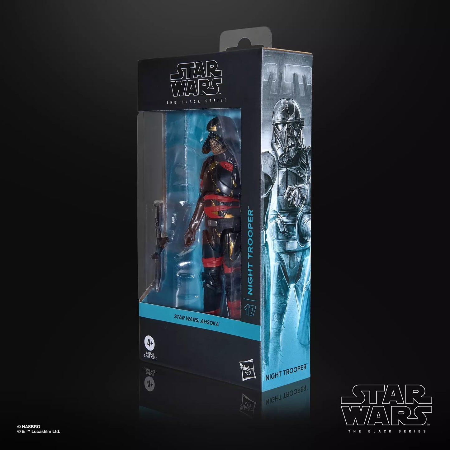 Star Wars: Ahsoka The Black Series Night Trooper Action Figure