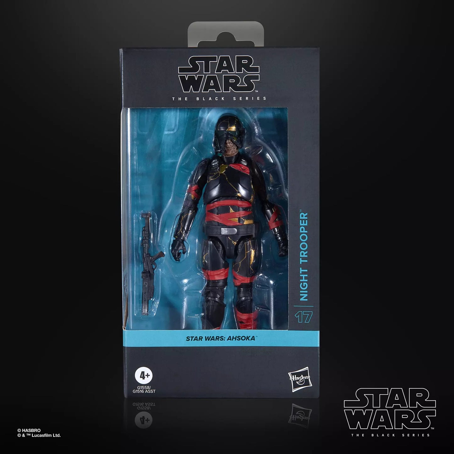 Star Wars: Ahsoka The Black Series Night Trooper Action Figure