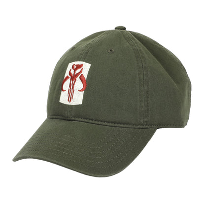 Star Wars Boba Fett's Mandalorian Logo Washed Cotton Twill Dad Cap