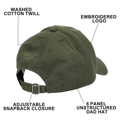 Star Wars Boba Fett's Mandalorian Logo Washed Cotton Twill Dad Cap