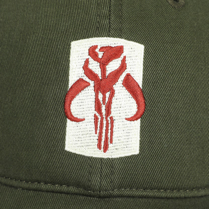 Star Wars Boba Fett's Mandalorian Logo Washed Cotton Twill Dad Cap