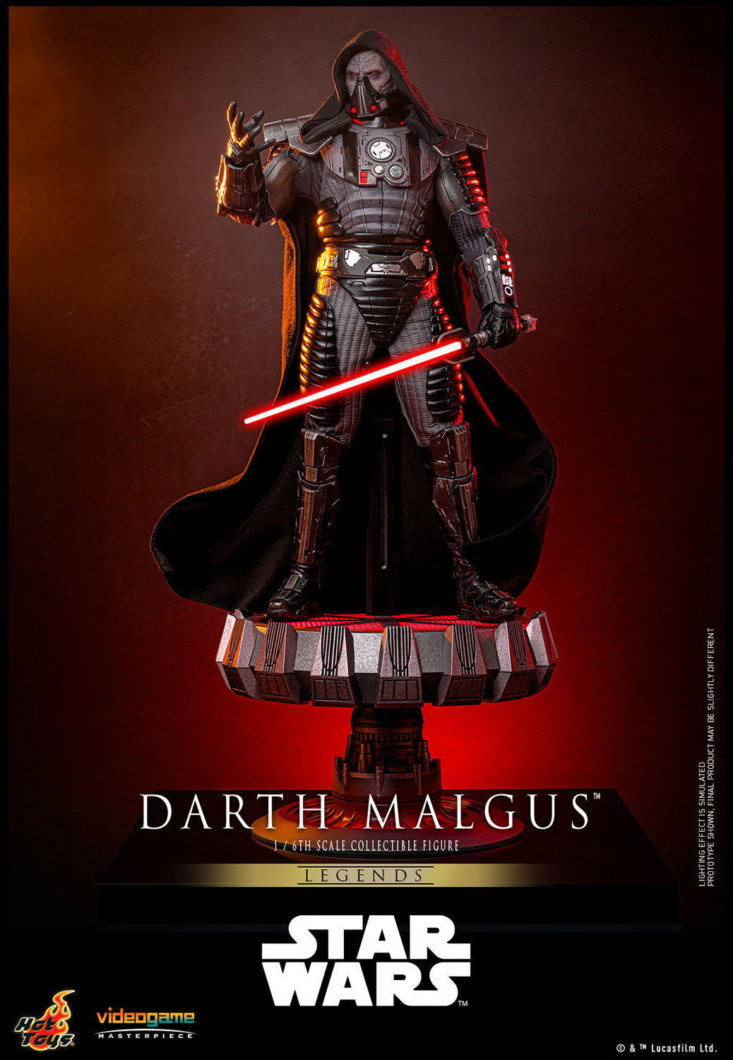 *Pre-Order* Star Wars Darth Malgus™ Sixth Scale Figure by Hot Toys