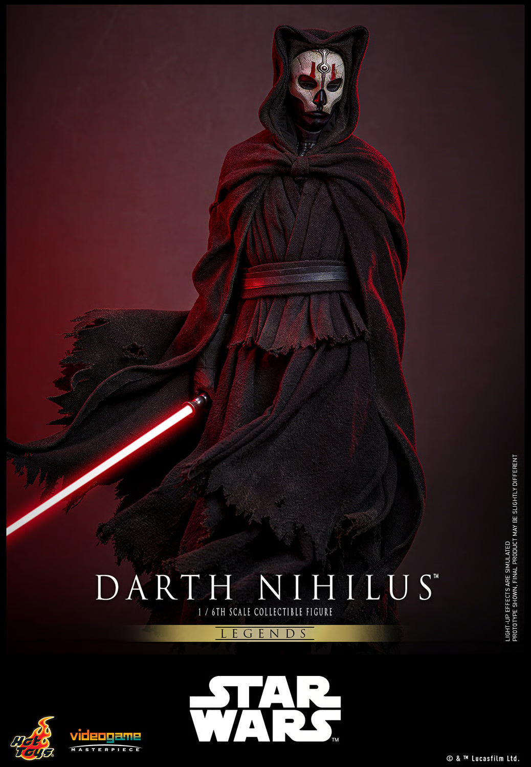 *Pre-Order* Star Wars Darth Nihilus™ Sixth Scale Figure by Hot Toys