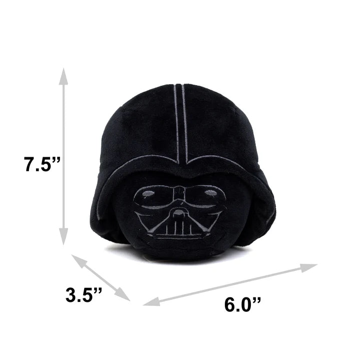 Star Wars Darth Vader Helmet Squeaky Plush Dog Toy