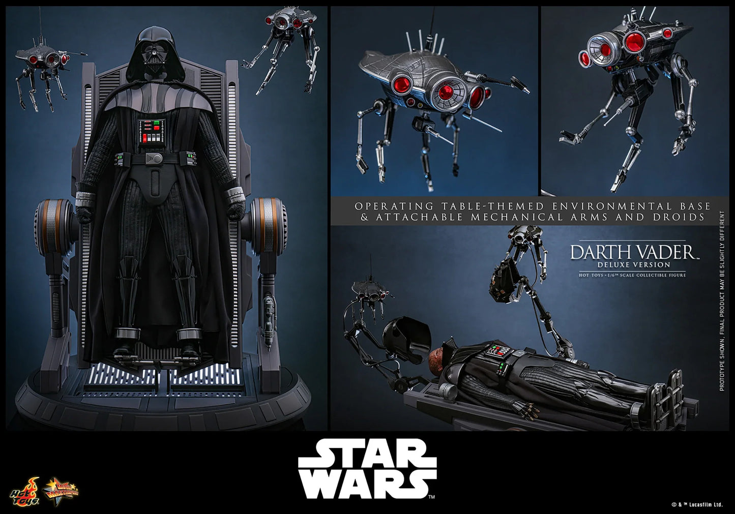 *Pre-Order* Star Wars Darth Vader (Deluxe Version) Sixth Scale Figure by Hot Toys