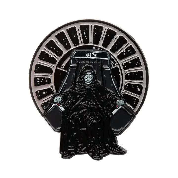 Star Wars Emperor Palpatine on Throne Spinning Pin