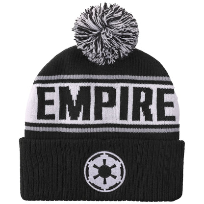 Star Wars Galactic Empire Black Cuff Pom Beanie