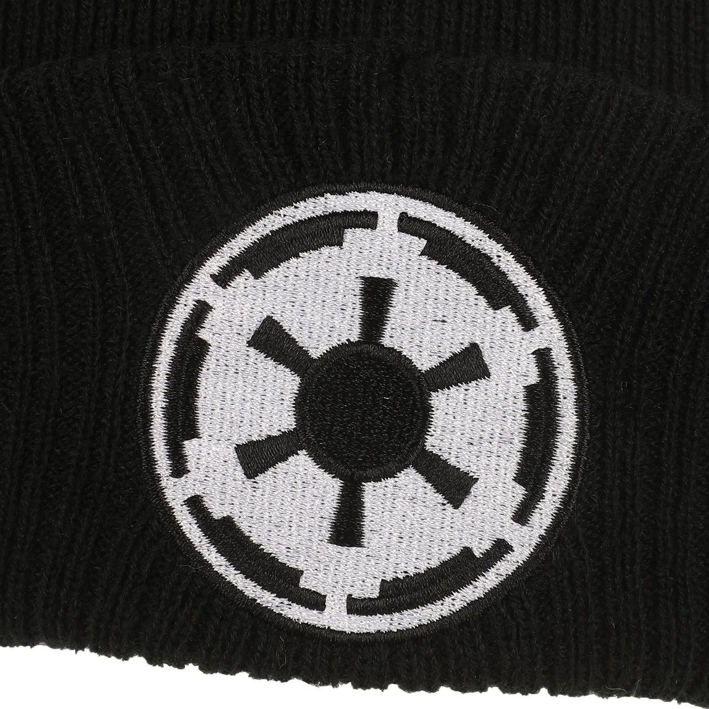 Star Wars Galactic Empire Black Cuff Pom Beanie