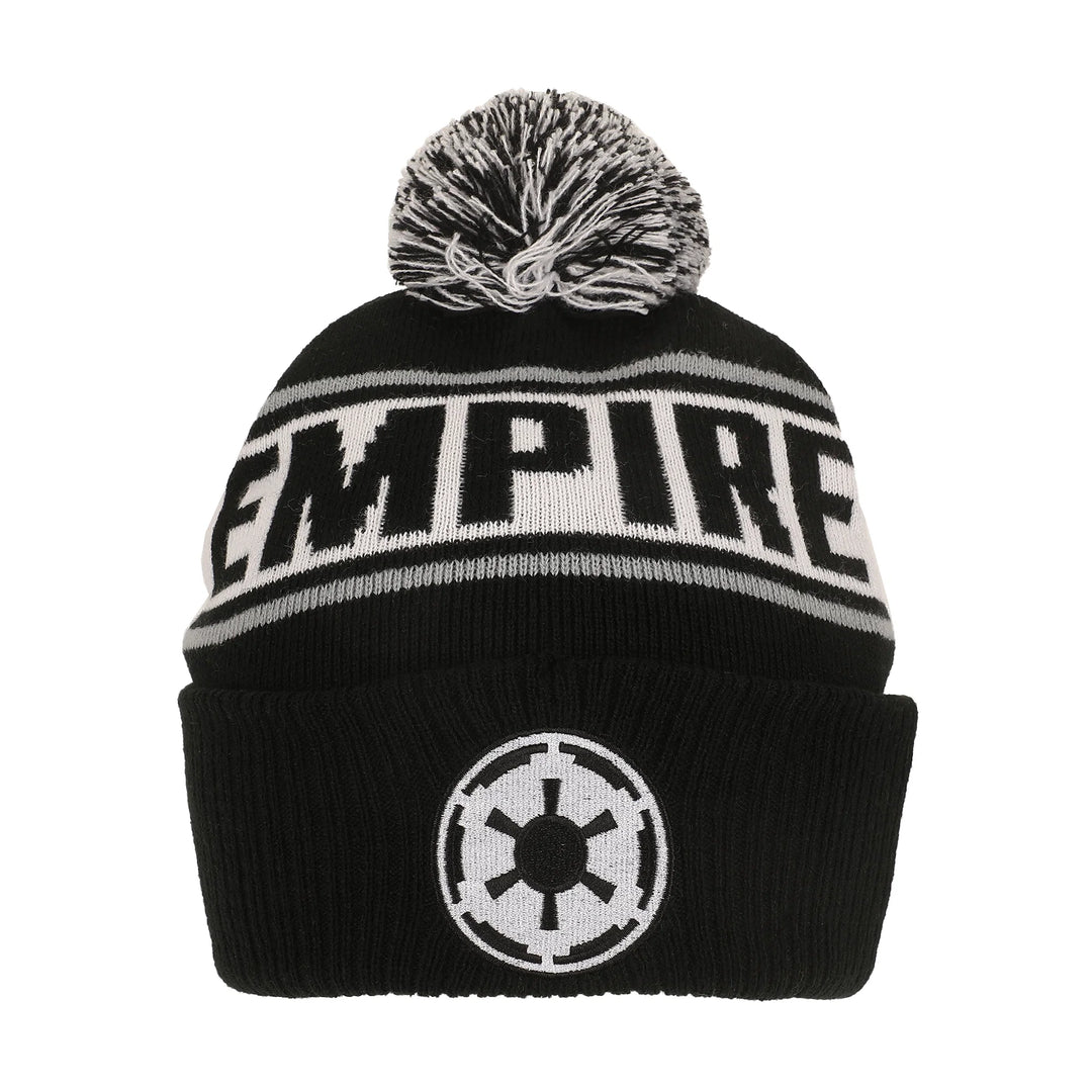 Star Wars Galactic Empire Black Cuff Pom Beanie