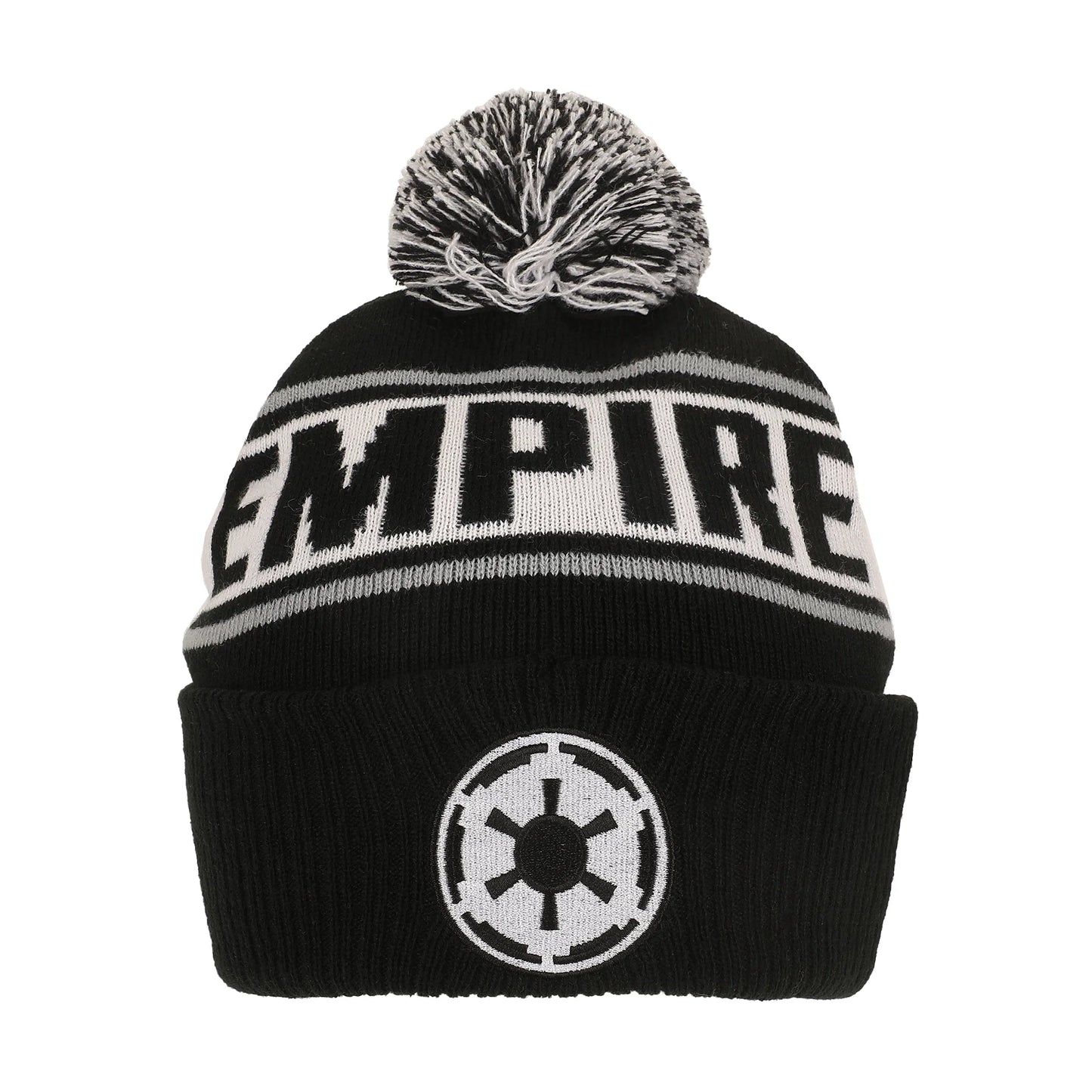Star Wars Galactic Empire Black Cuff Pom Beanie
