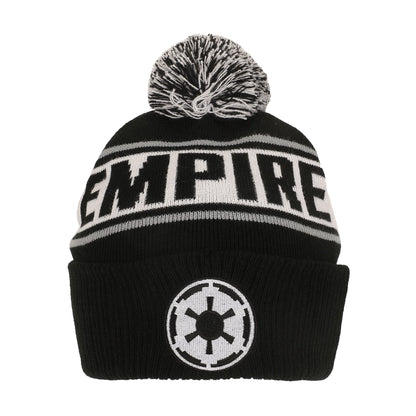 Star Wars Galactic Empire Black Cuff Pom Beanie