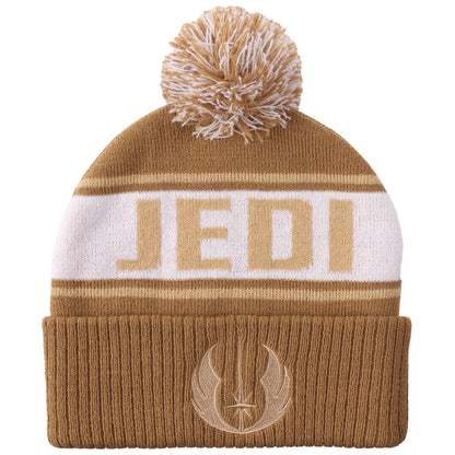 Star Wars Jedi Order Brown Cuff Pom Beanie