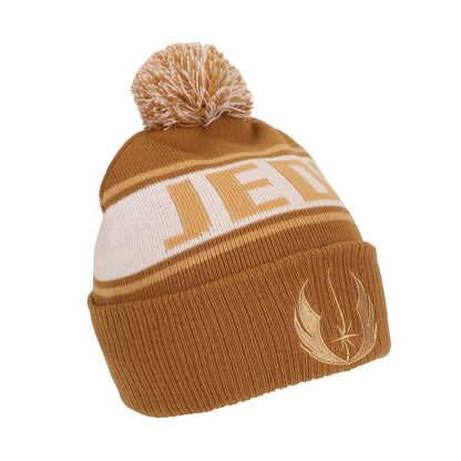 Star Wars Jedi Order Brown Cuff Pom Beanie