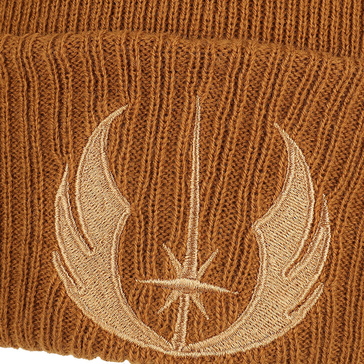 Star Wars Jedi Order Brown Cuff Pom Beanie