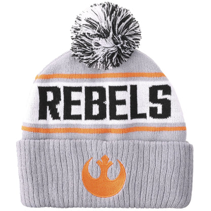 Star Wars Rebels Gray Cuff Pom Beanie