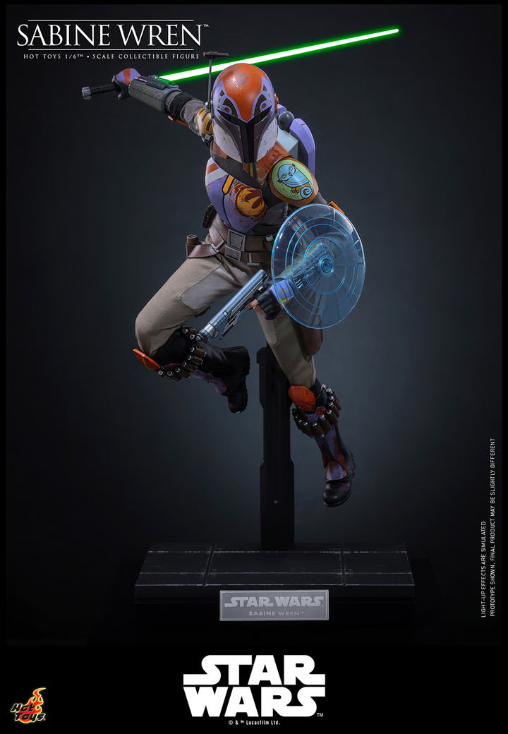Sabine Wren Star Wars Rebels Sixth Scale Figure by Hot Toys