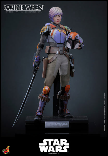 Sabine Wren Star Wars Rebels Sixth Scale Figure by Hot Toys