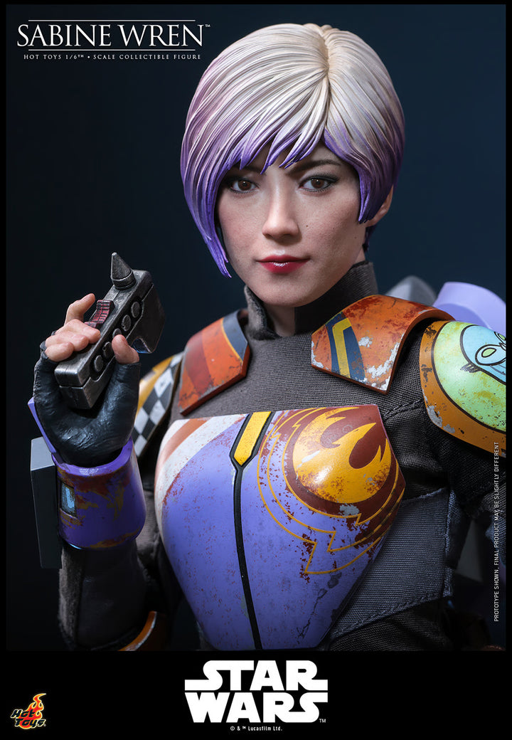Sabine Wren Star Wars Rebels Sixth Scale Figure by Hot Toys
