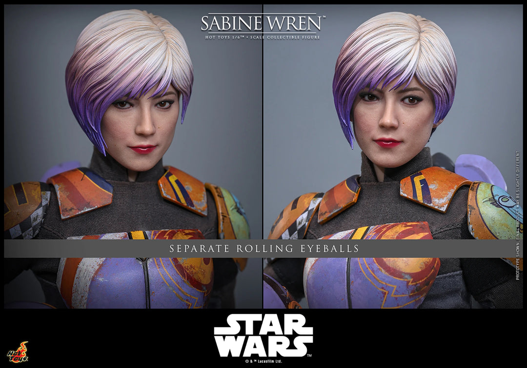 Sabine Wren Star Wars Rebels Sixth Scale Figure by Hot Toys