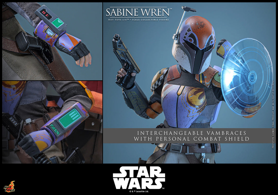 Sabine Wren Star Wars Rebels Sixth Scale Figure by Hot Toys