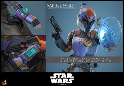 Sabine Wren Star Wars Rebels Sixth Scale Figure by Hot Toys