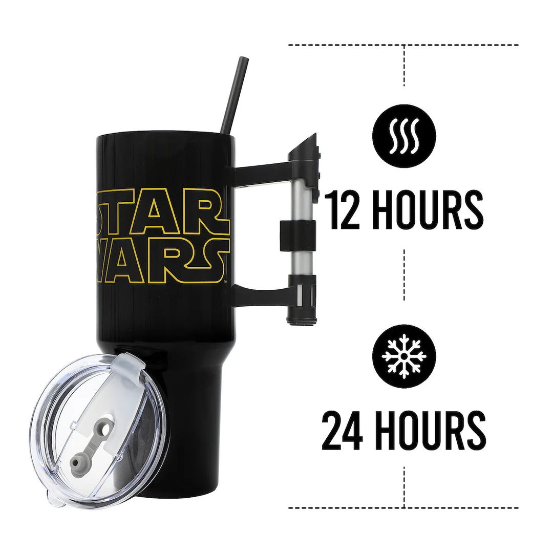 Star Wars 40 oz Insulated Tumbler Mug with Lightsaber Handle