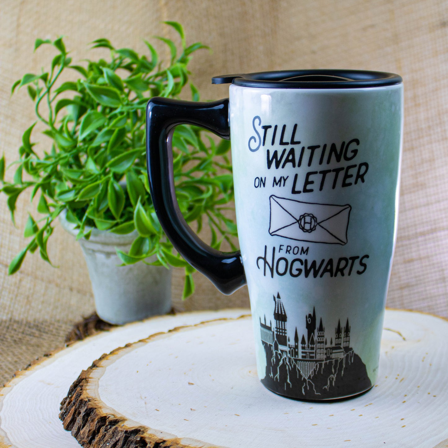 Hogwarts Letter Harry Potter Ceramic Travel Mug