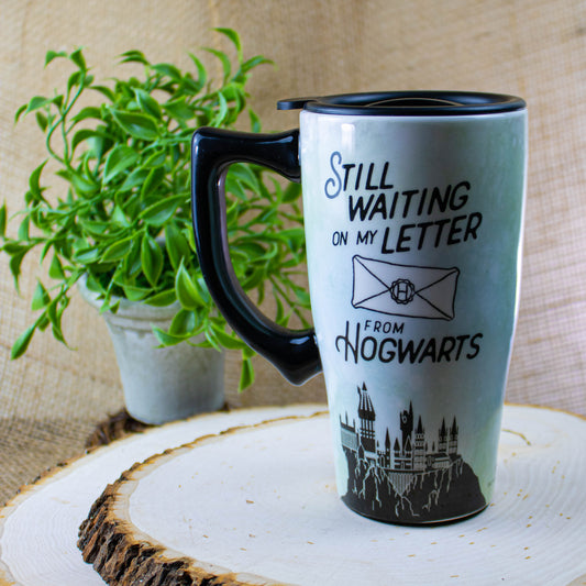 Hogwarts Letter Harry Potter Ceramic Travel Mug