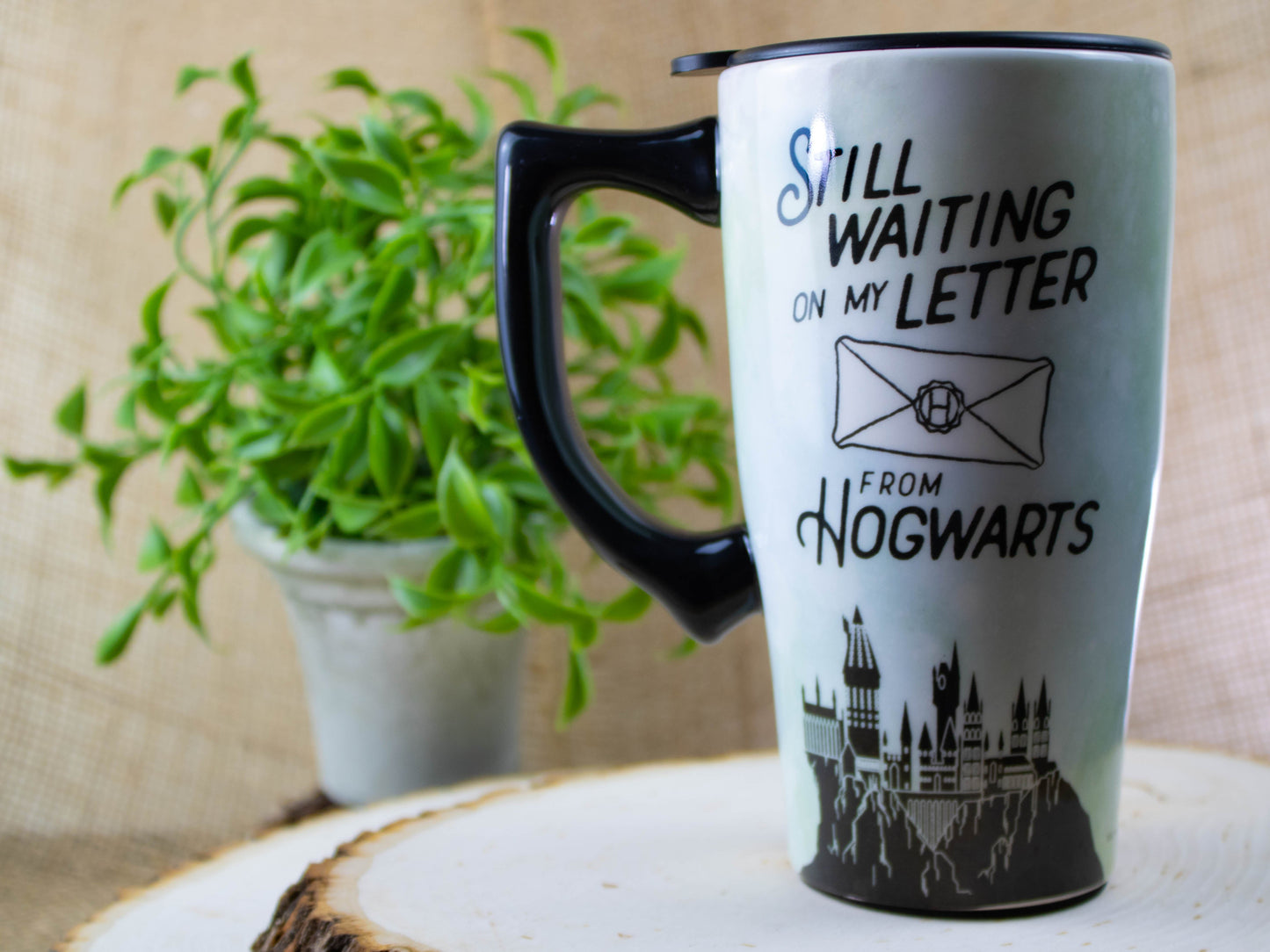 Hogwarts Letter Harry Potter Ceramic Travel Mug