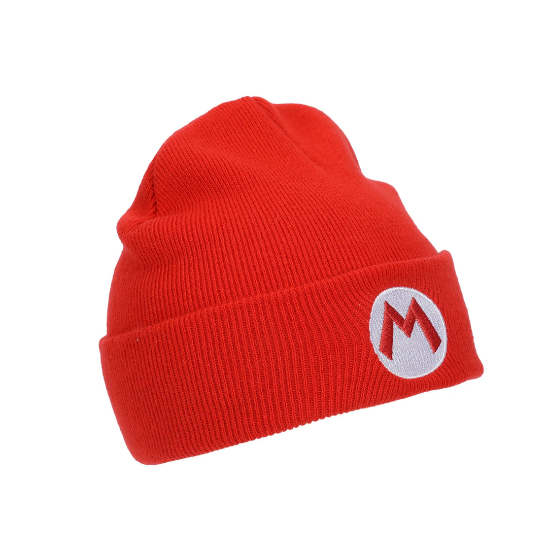 Mario Super Mario Embroidered Logo Cuff Beanie