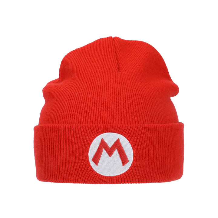 Mario Super Mario Embroidered Logo Cuff Beanie