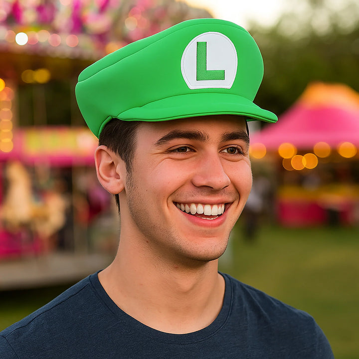 Super Mario Bros Luigi Cosplay Hat