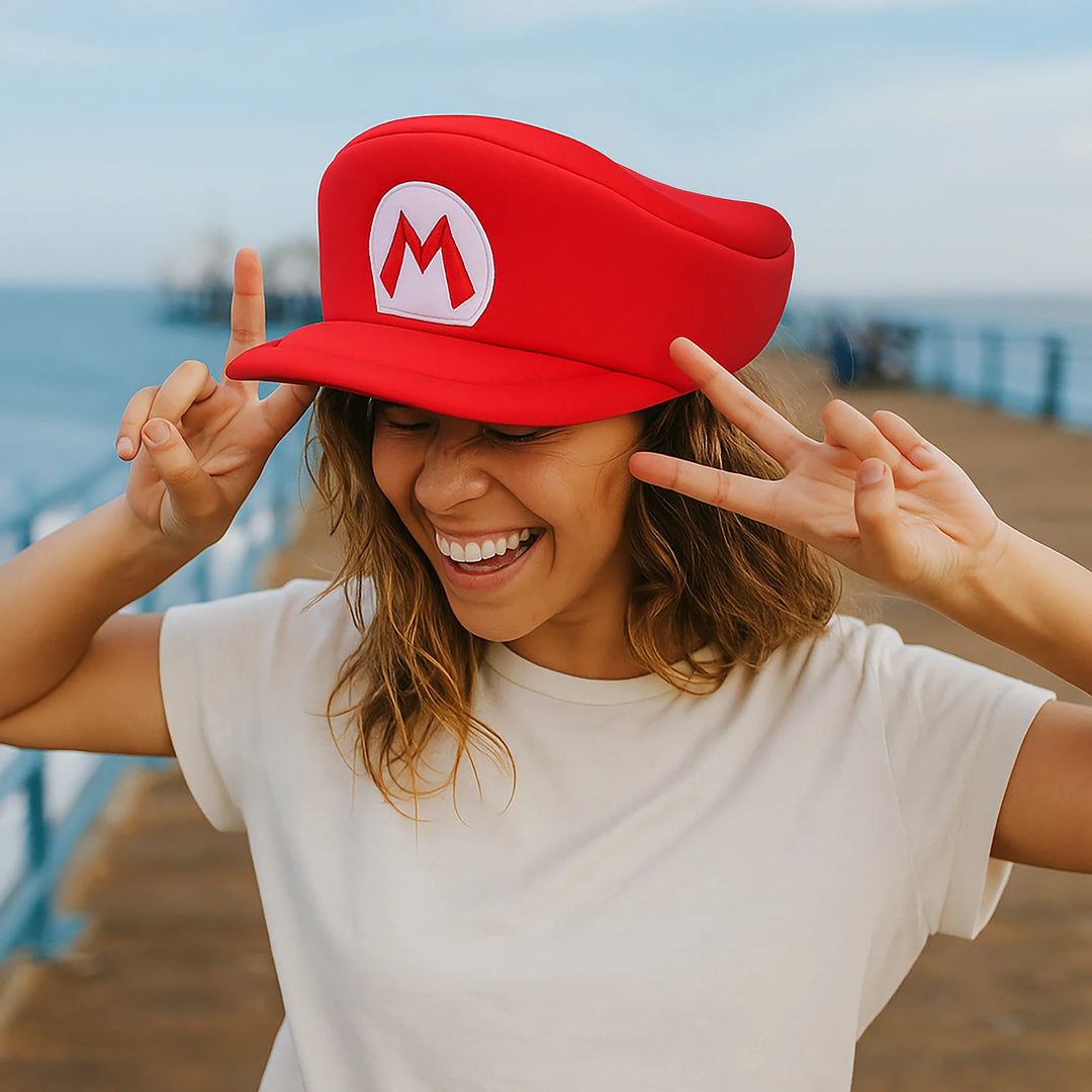 Super Mario Bros Mario Cosplay Hat